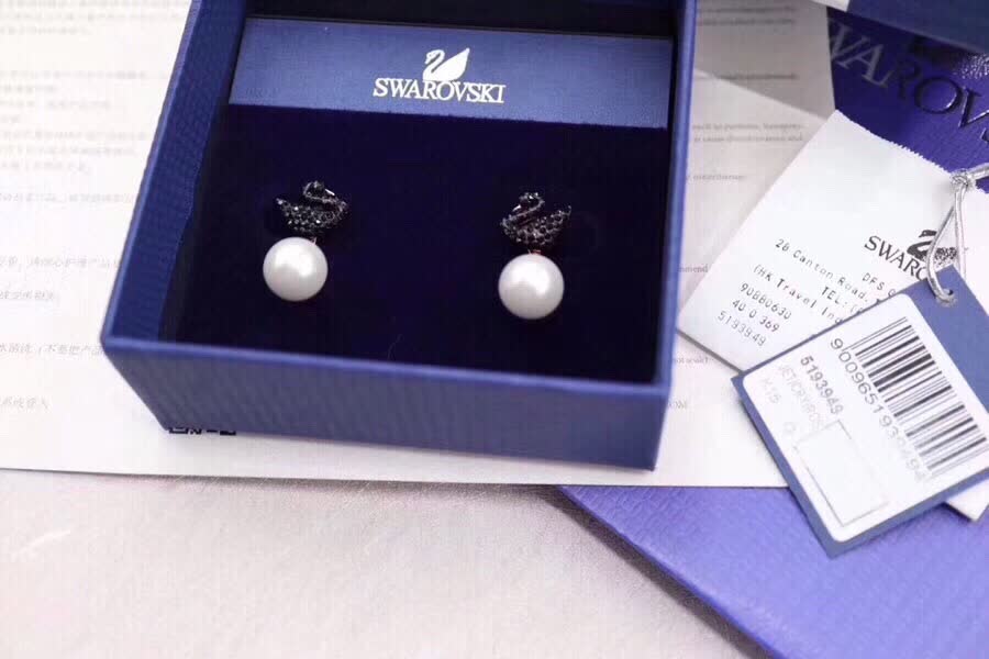 Swarovski Iconic Swan Earrings