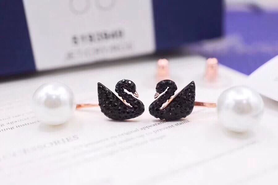 Swarovski Iconic Swan Earrings