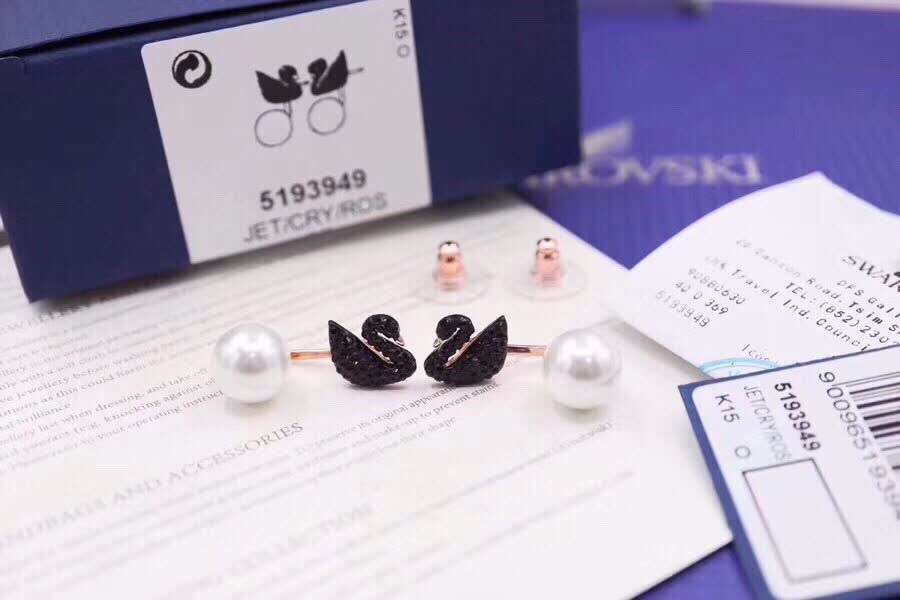 Swarovski Iconic Swan Earrings