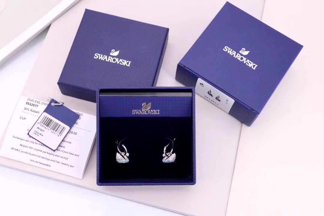 Swarovski Duo Evil Eye Earrings