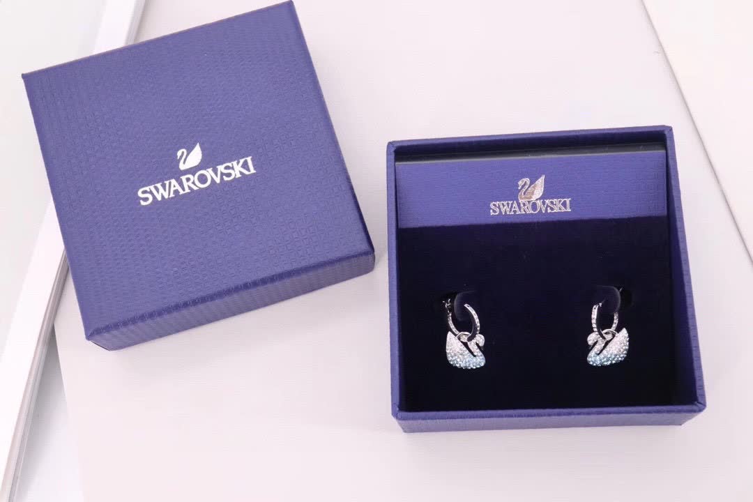 Swarovski Duo Evil Eye Earrings