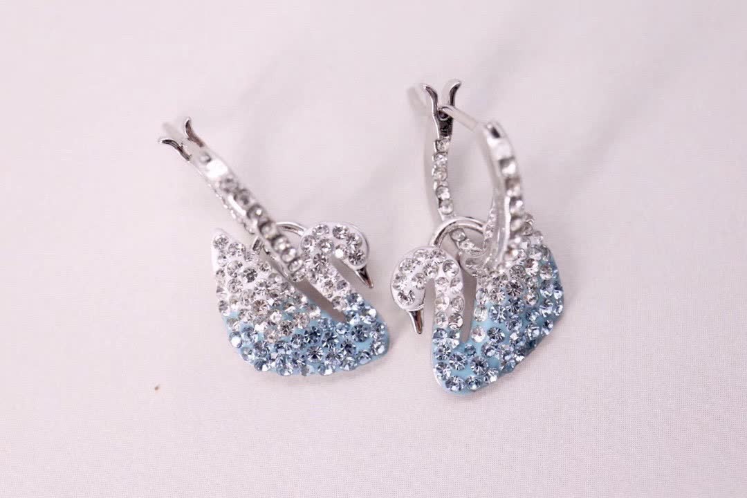 Swarovski Duo Evil Eye Earrings