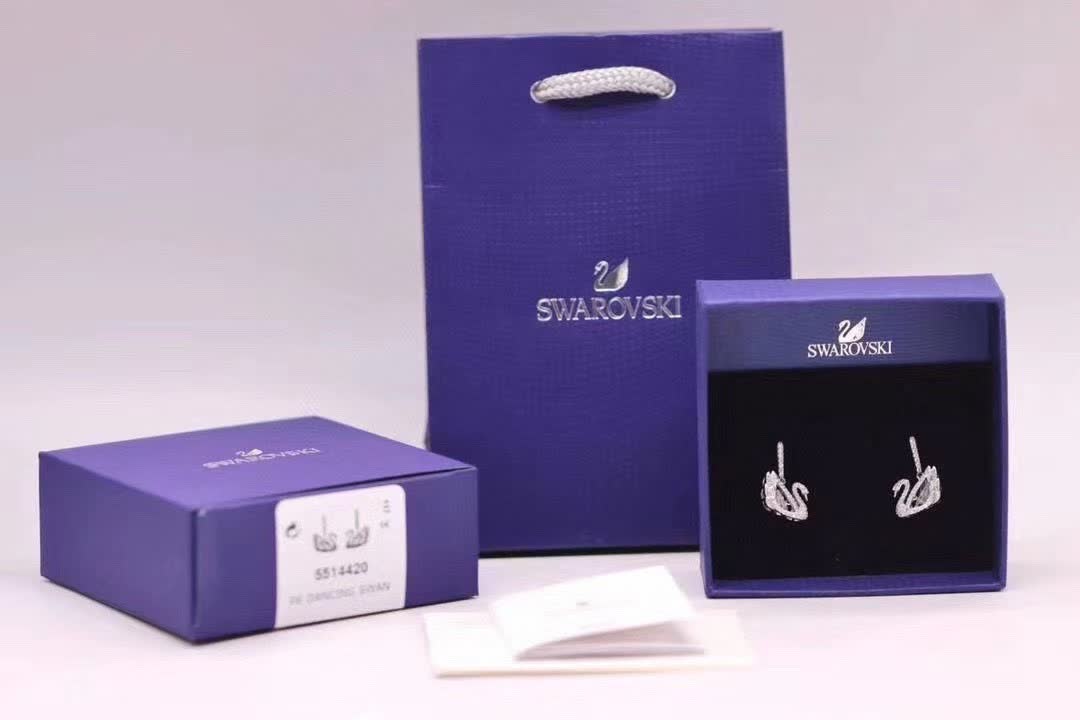 Swarovski Dancing Swan Earrings
