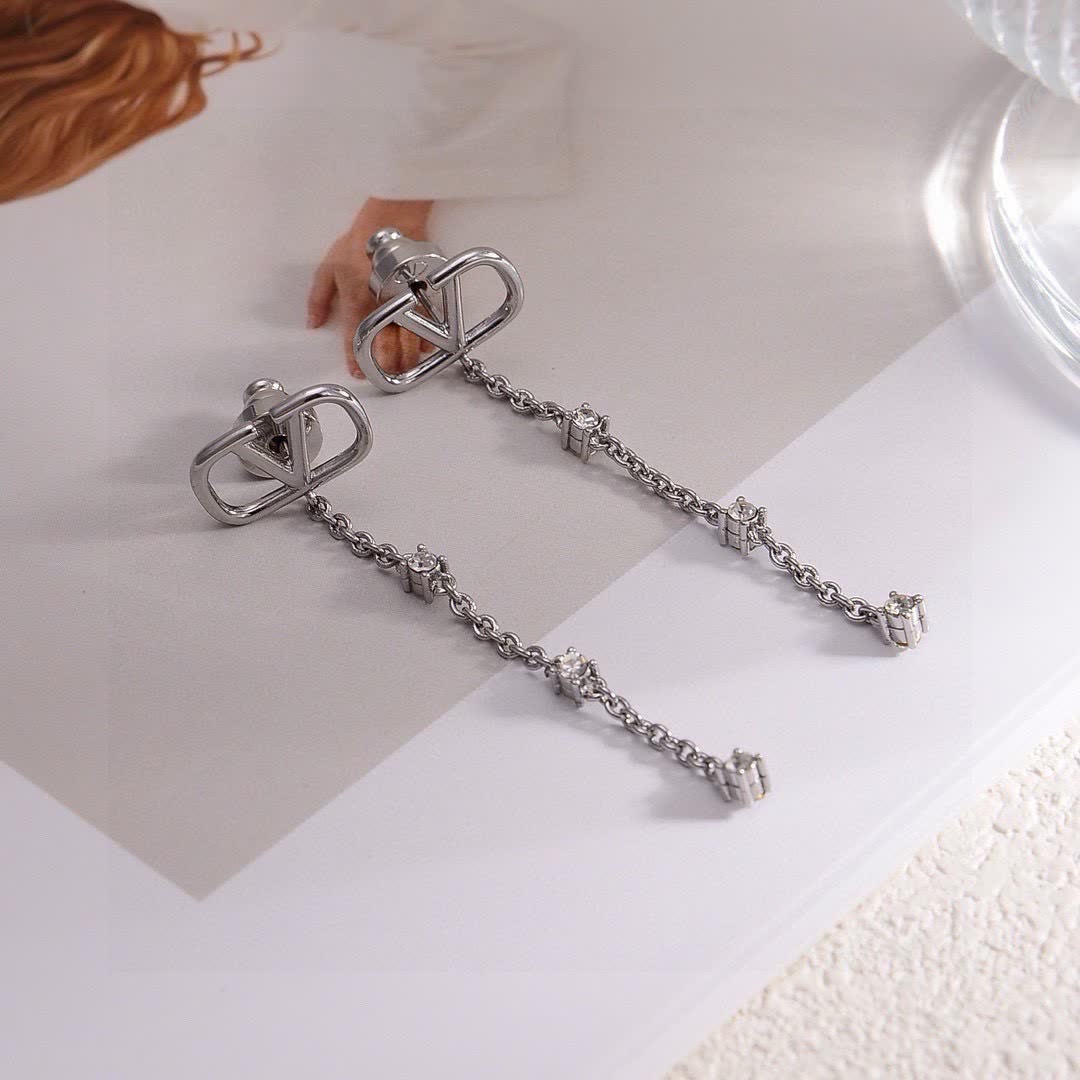 Valentino Garavani Logo Earrings