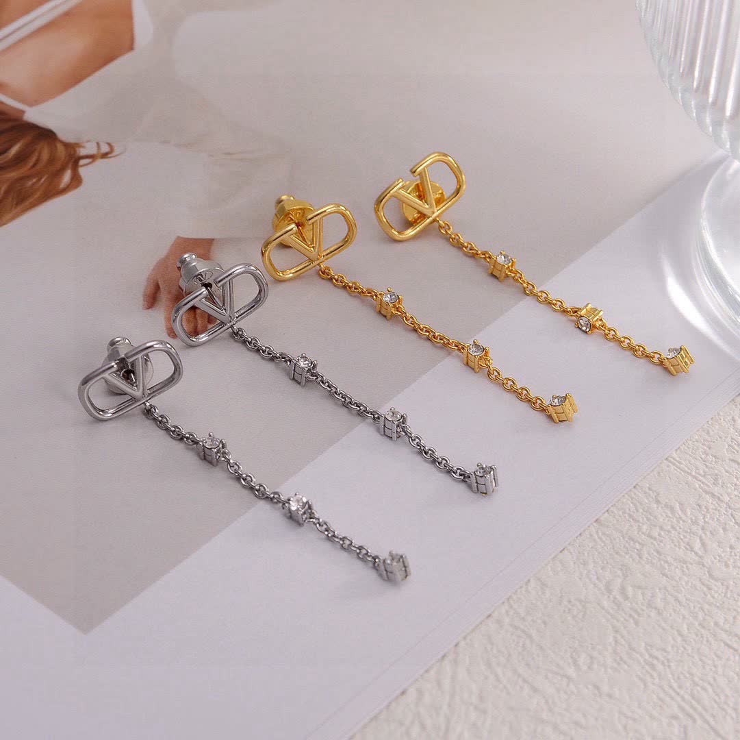 Valentino Garavani Logo Earrings