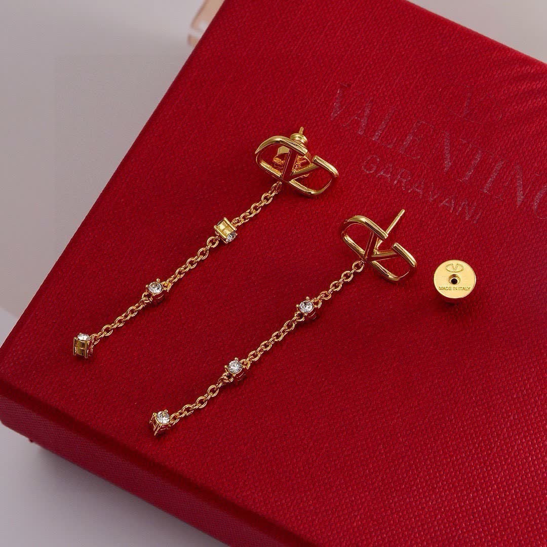 Valentino Garavani Logo Earrings