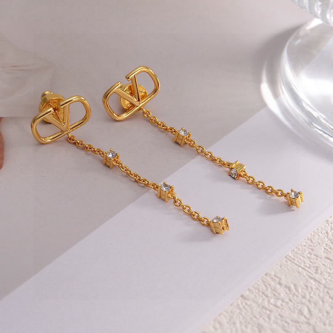 Valentino Garavani Logo Earrings