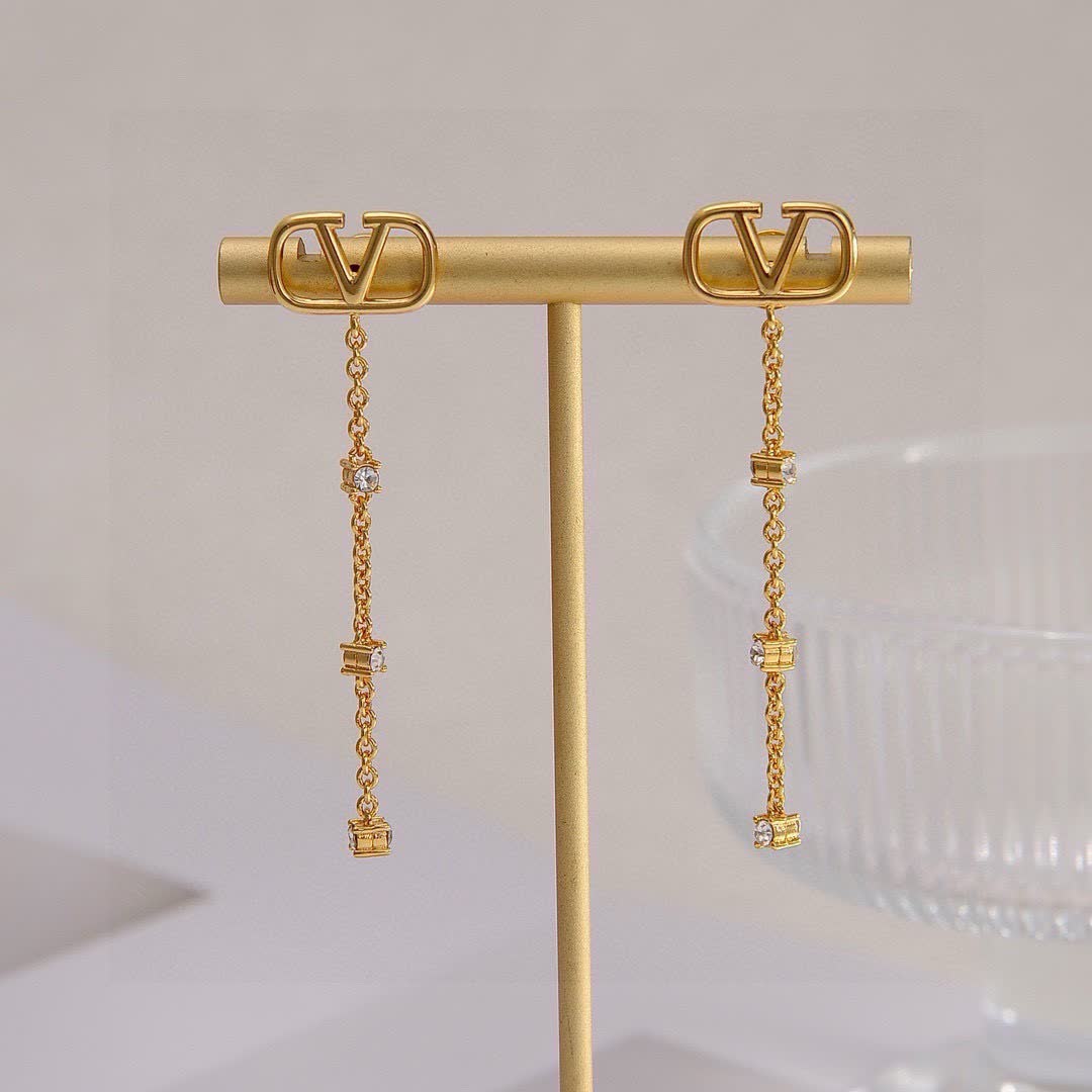 Valentino Garavani Logo Earrings