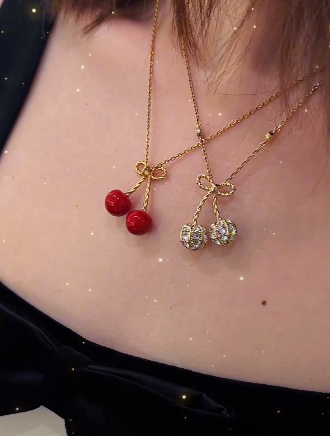 Valentino Cherry Earrings