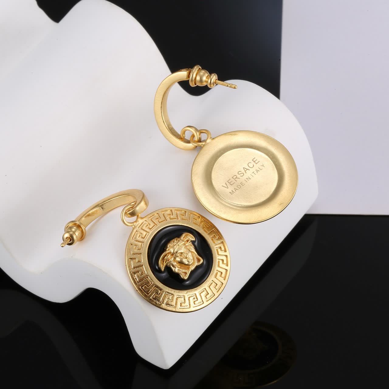 Versace Medusa Head Earrings