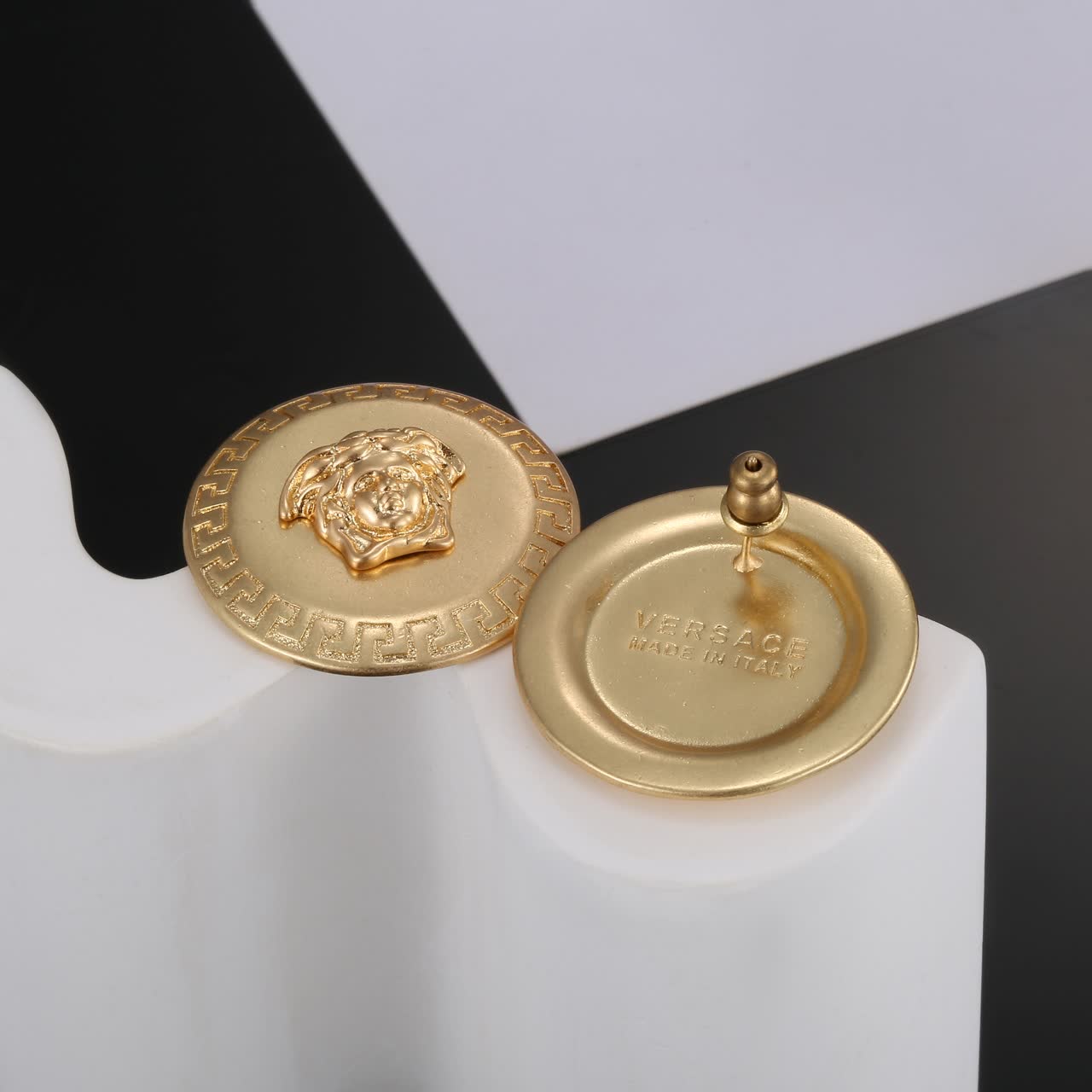 Versace Medusa Head Stud Earrings