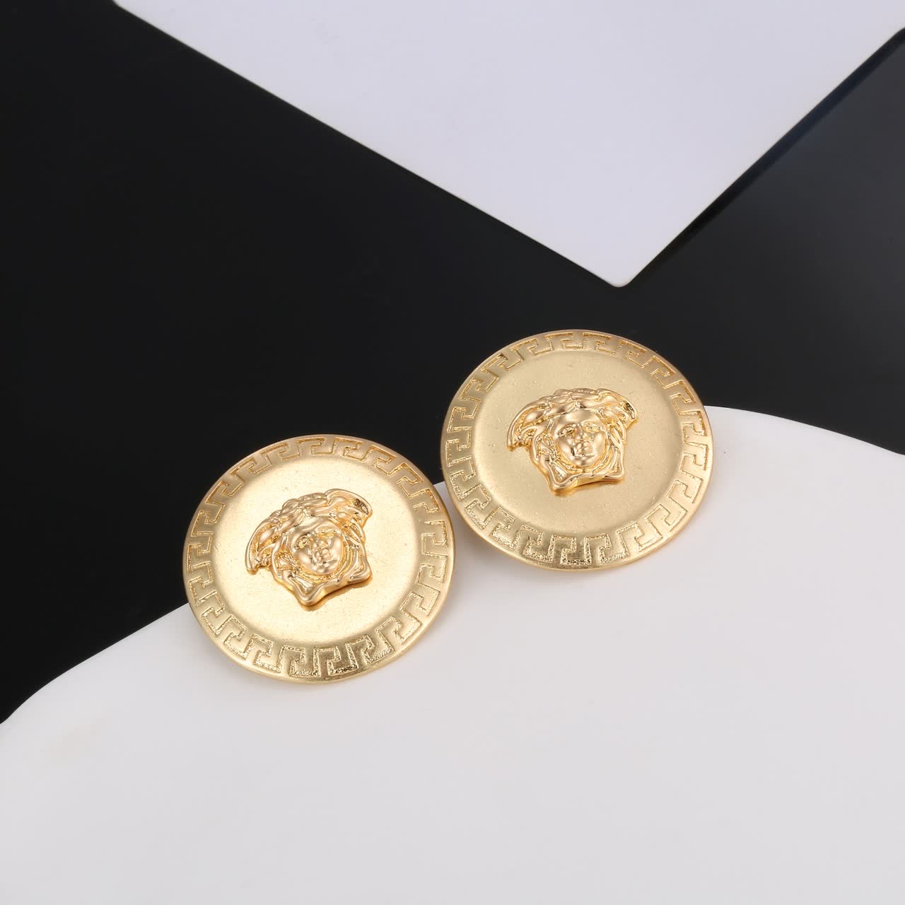 Versace Medusa Head Stud Earrings
