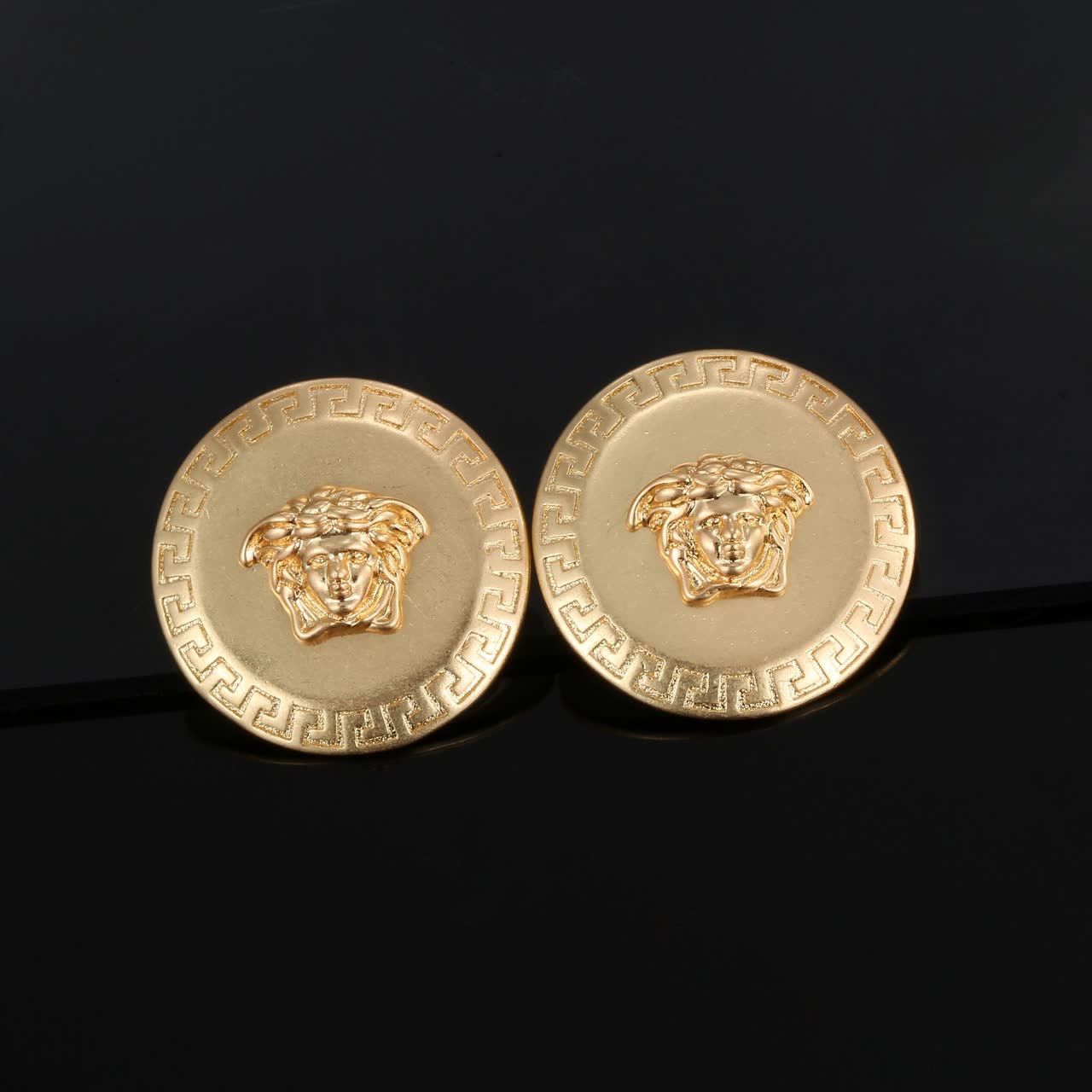 Versace Medusa Head Stud Earrings
