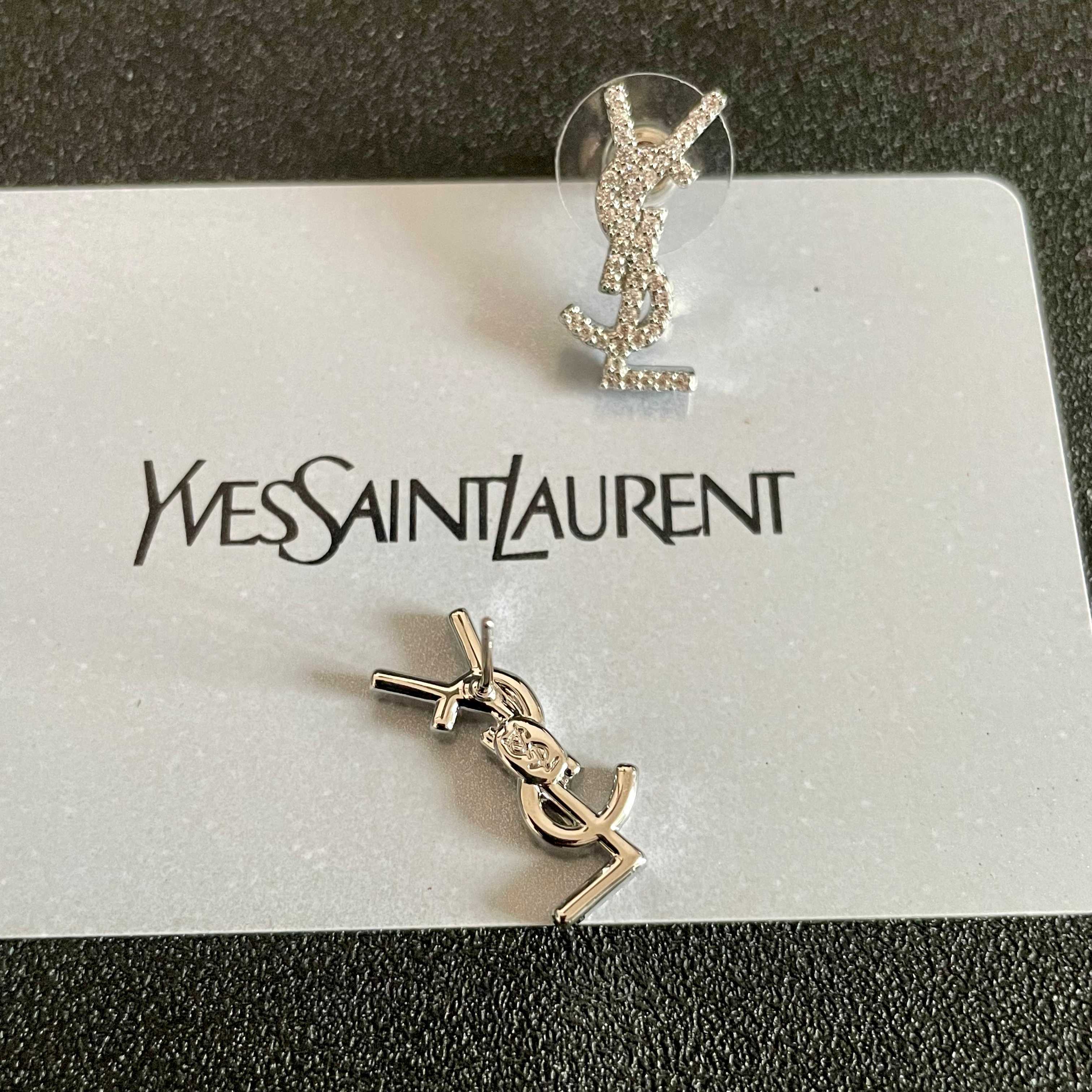 YSL Silver Earrings