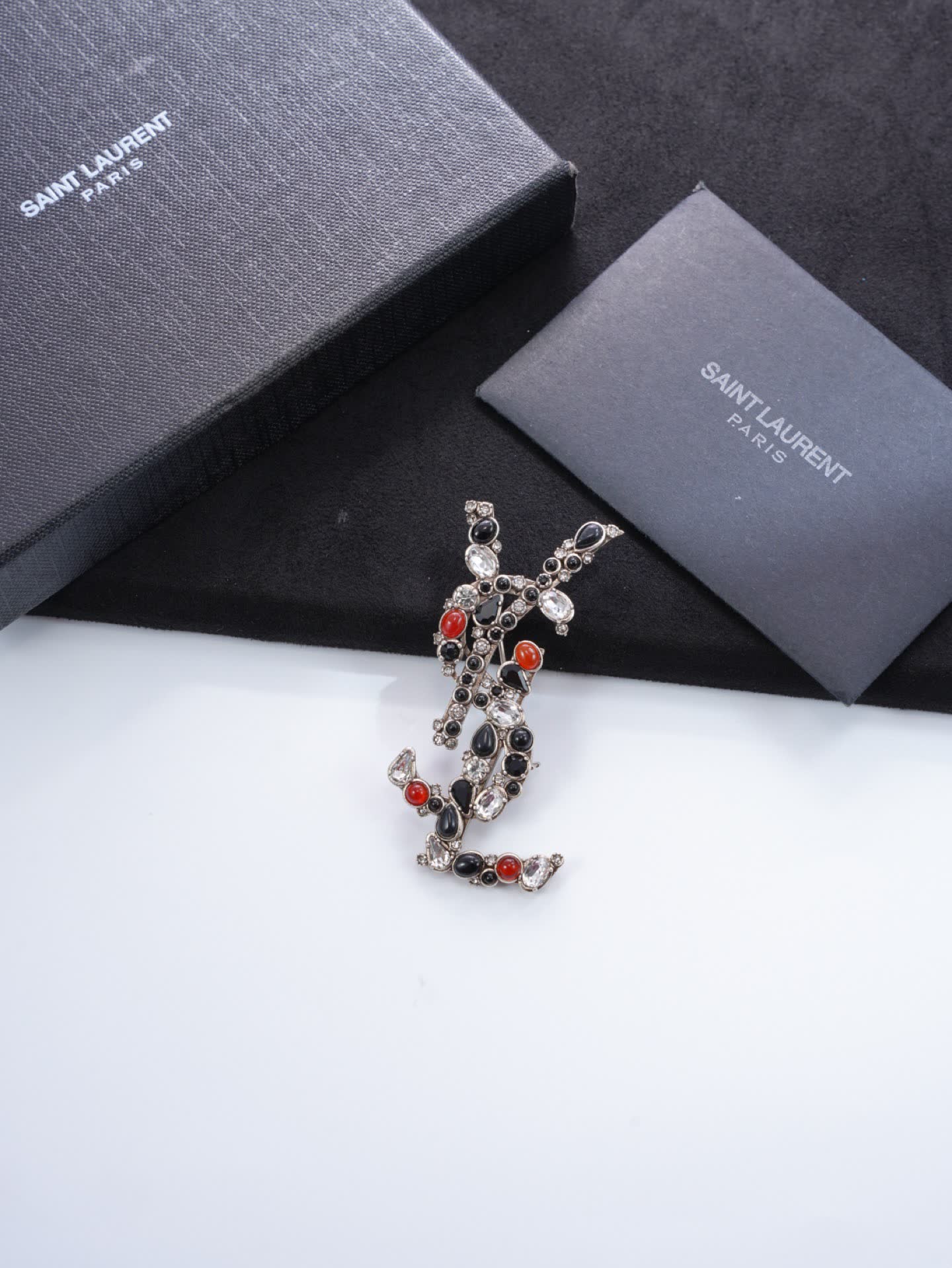 Saint Laurent Earrings - YSL Logo Design