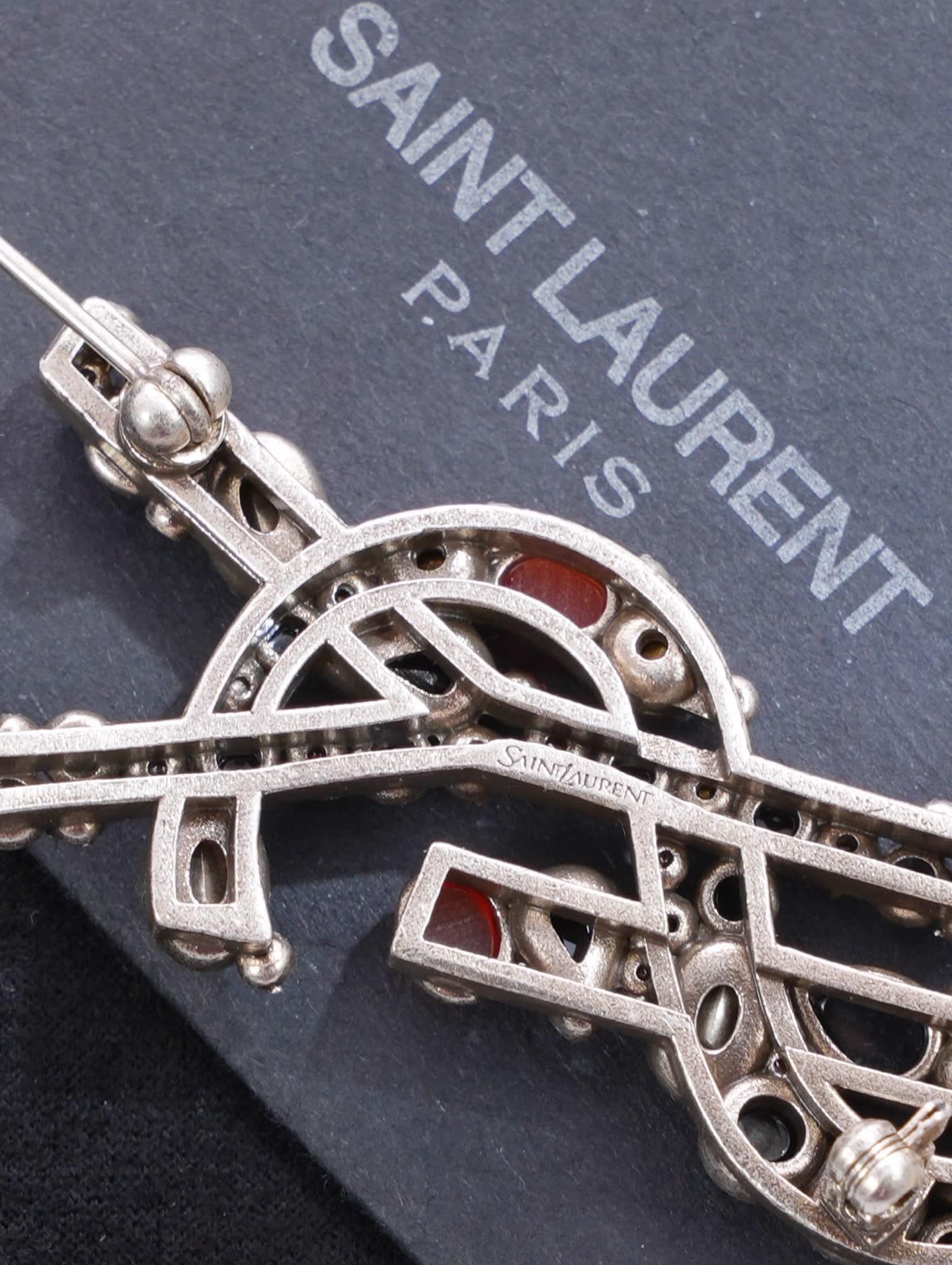 Saint Laurent Earrings - YSL Logo Design