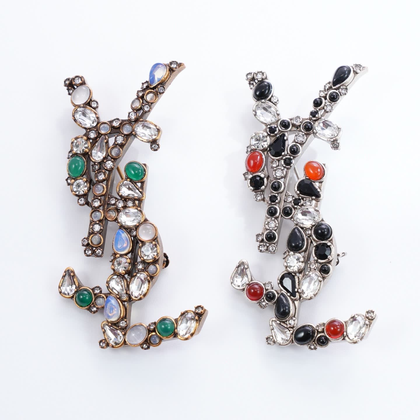 Saint Laurent Earrings - YSL Logo Design