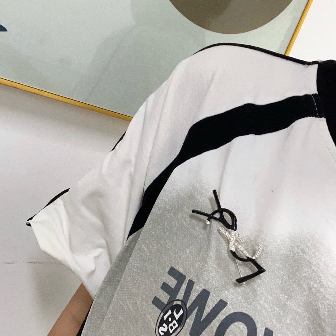 Saint Laurent YSL Logo Earring