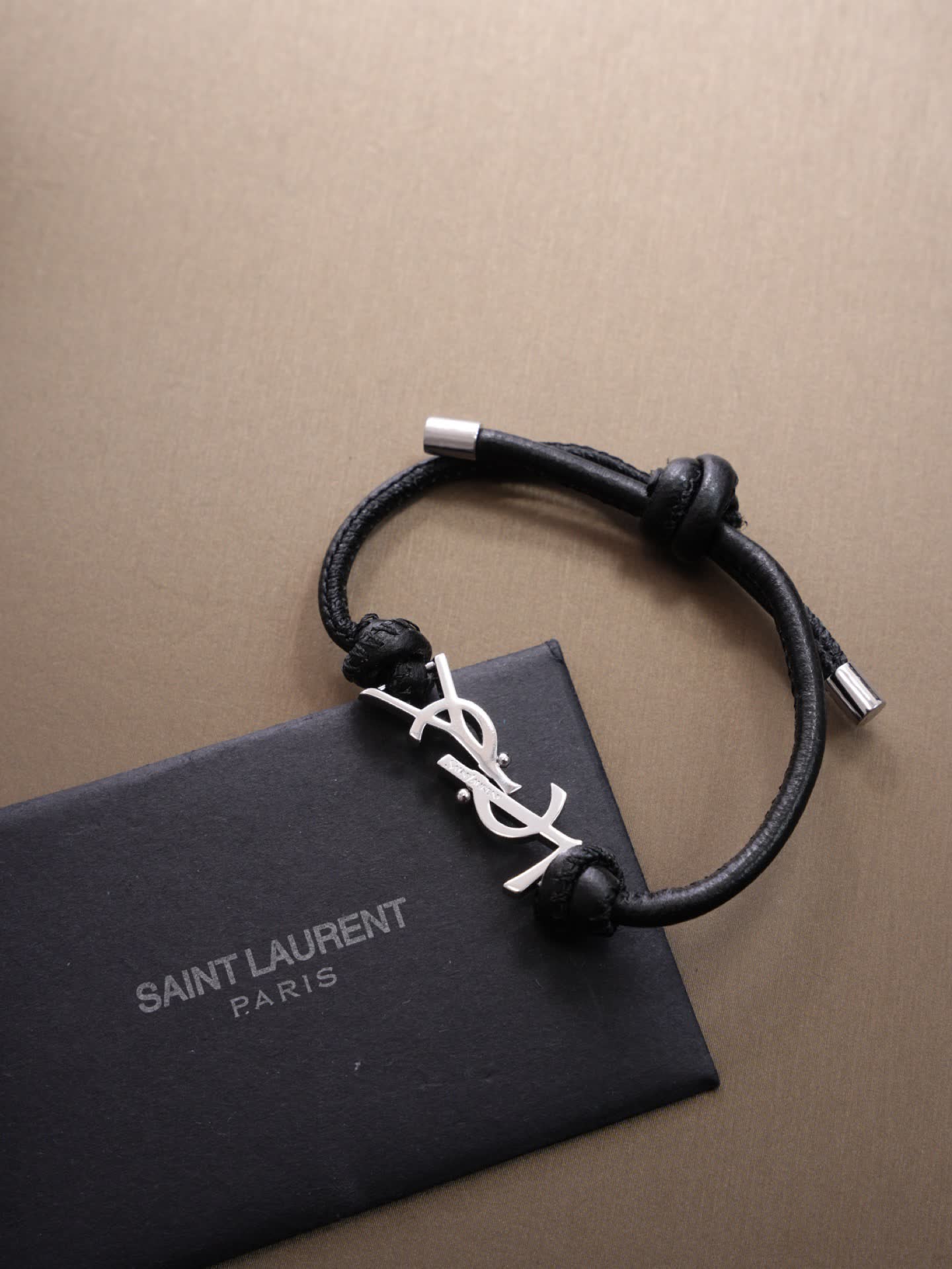 Saint Laurent Paris bracelet with YSL logo