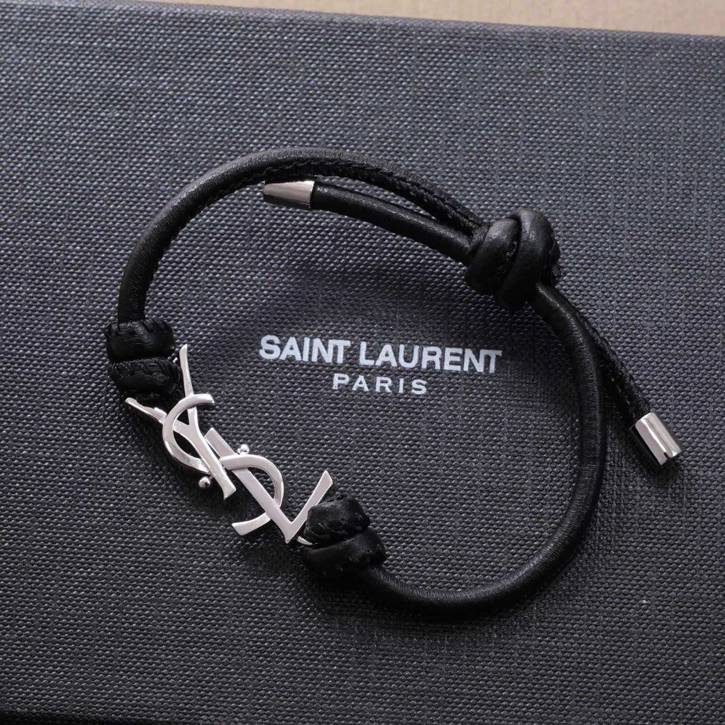 Saint Laurent Paris bracelet with YSL logo
