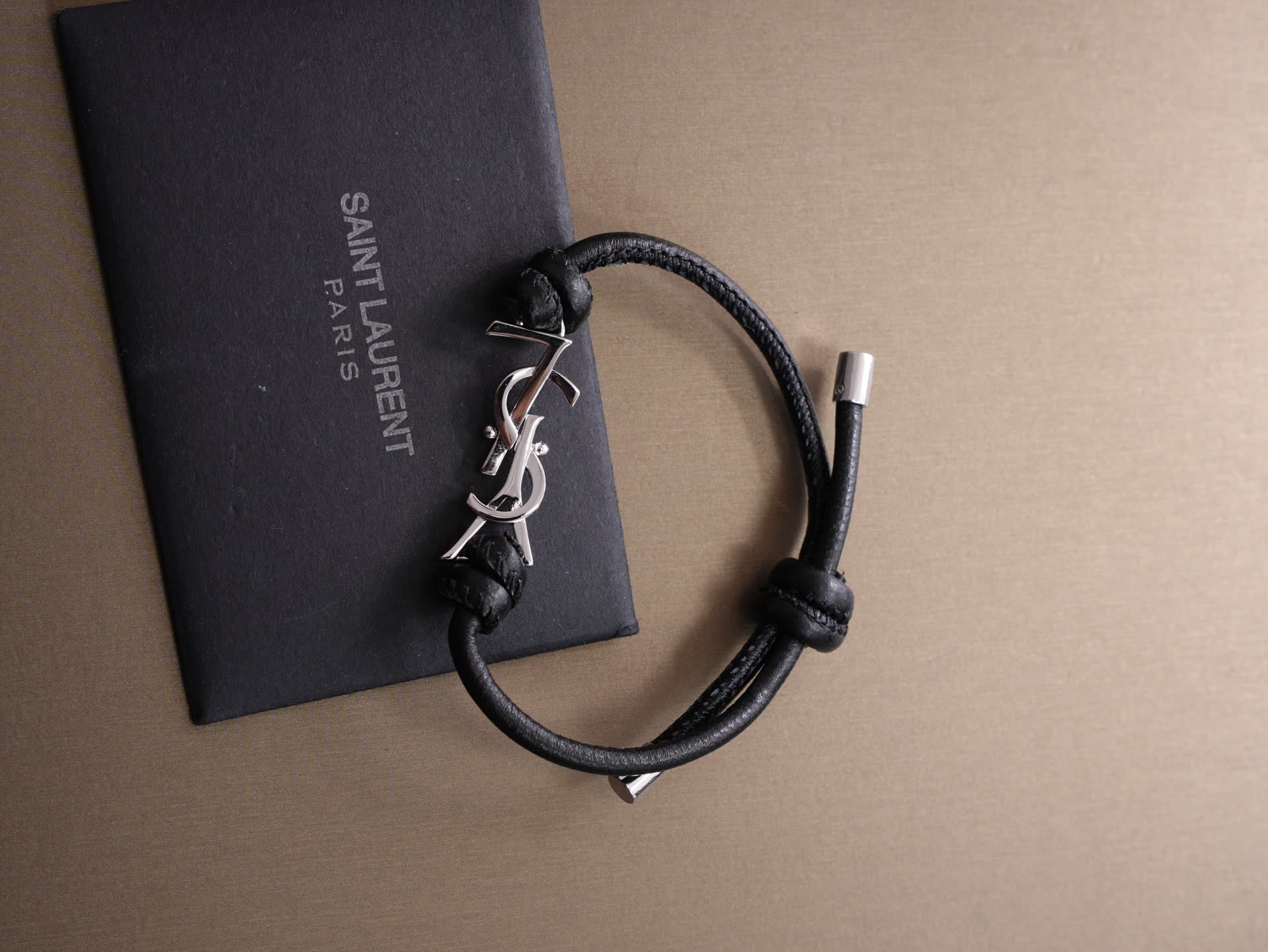 Saint Laurent Paris bracelet with YSL logo