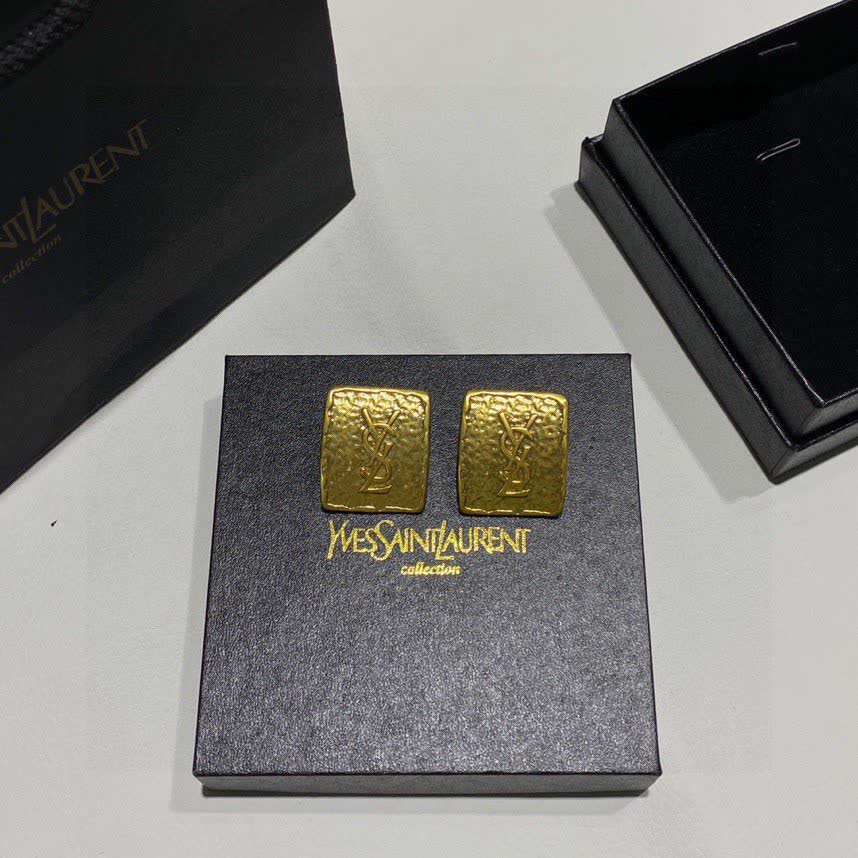 YSL Square Earrings