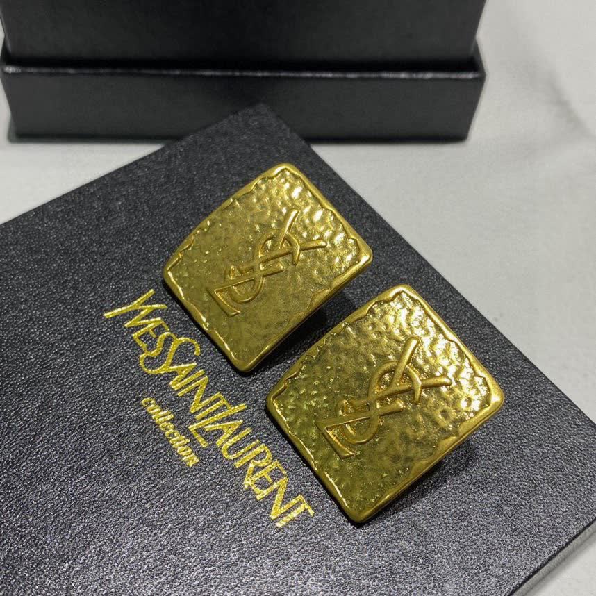 YSL Square Earrings