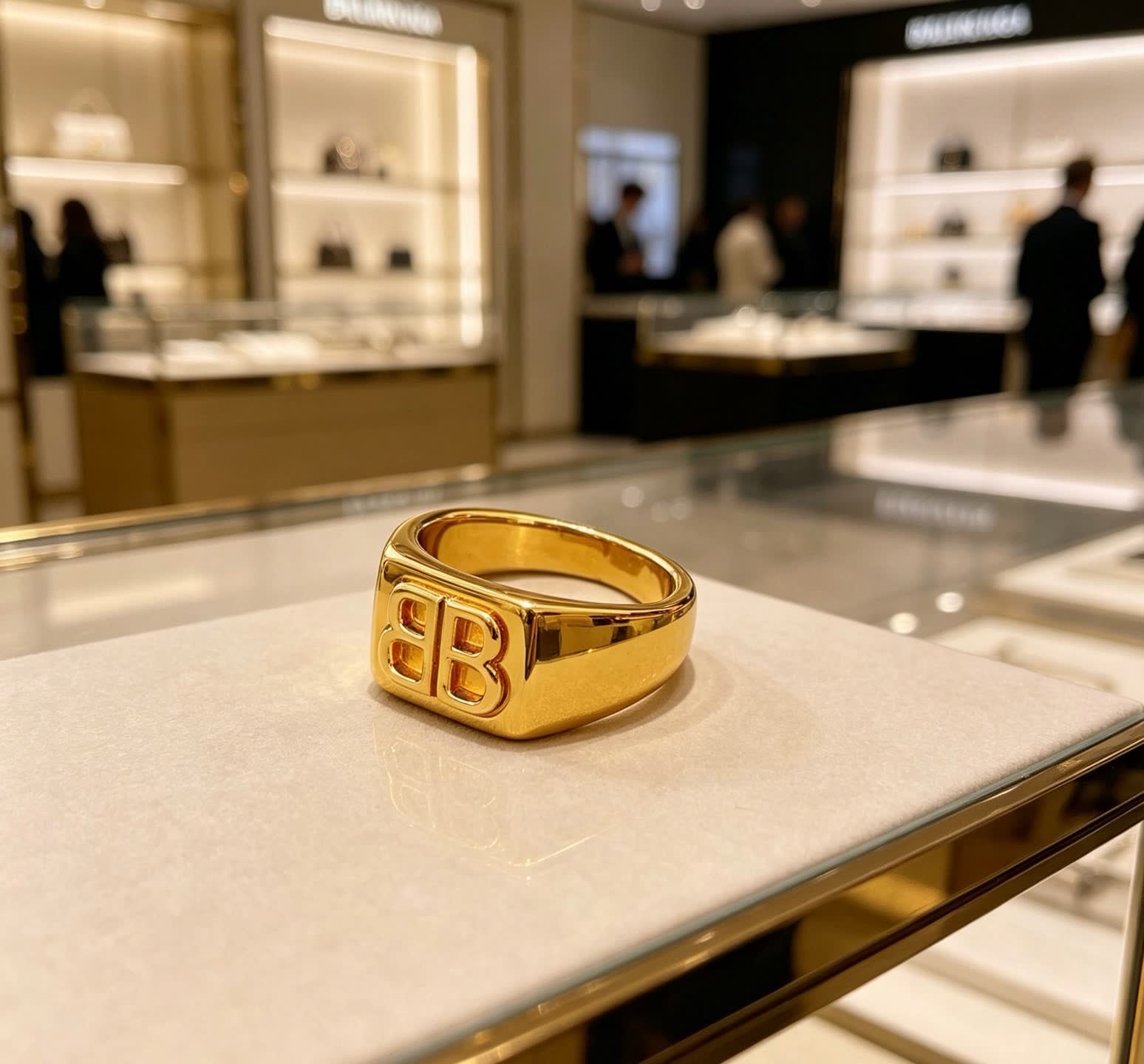 Balenciaga Gold Ring