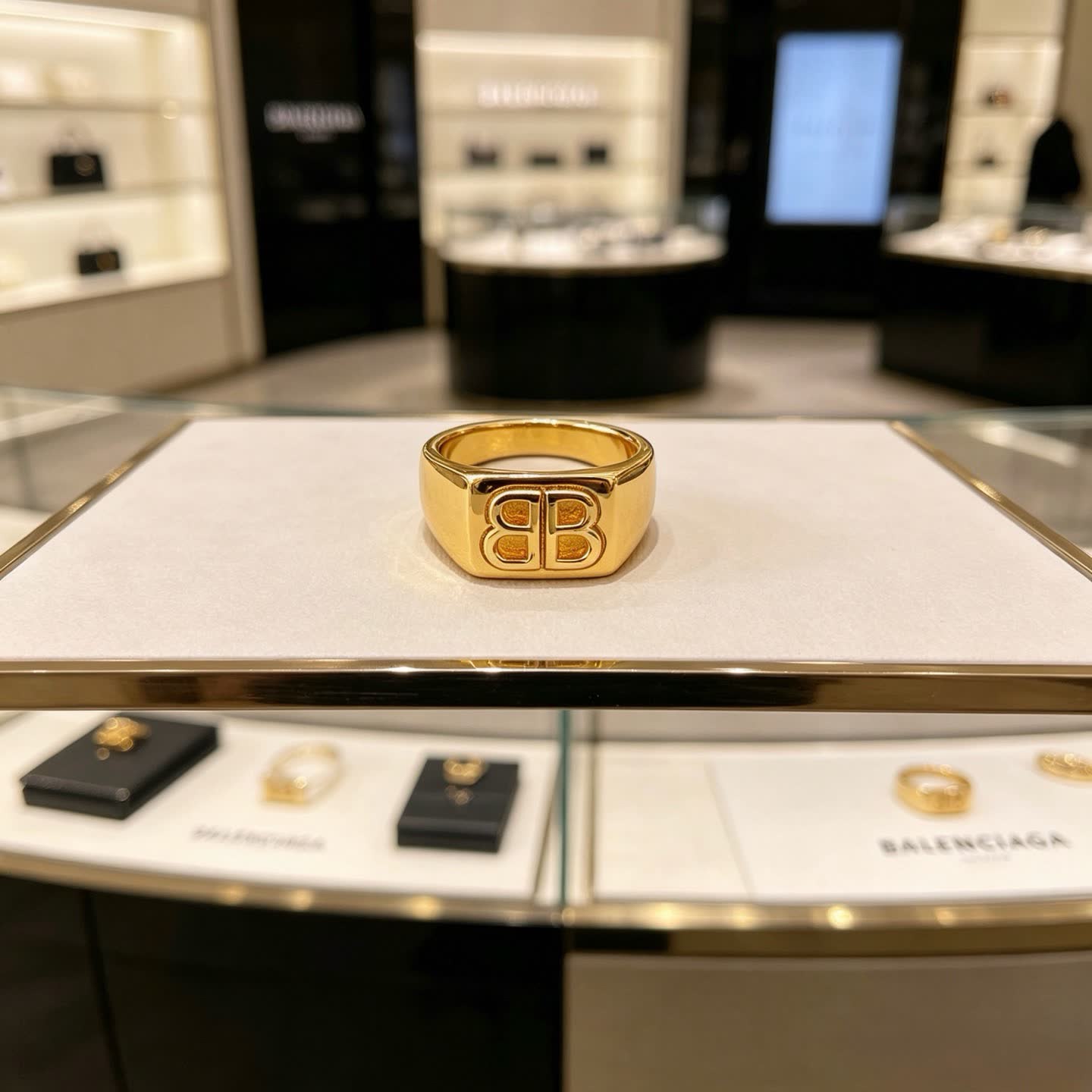 Balenciaga Gold Ring