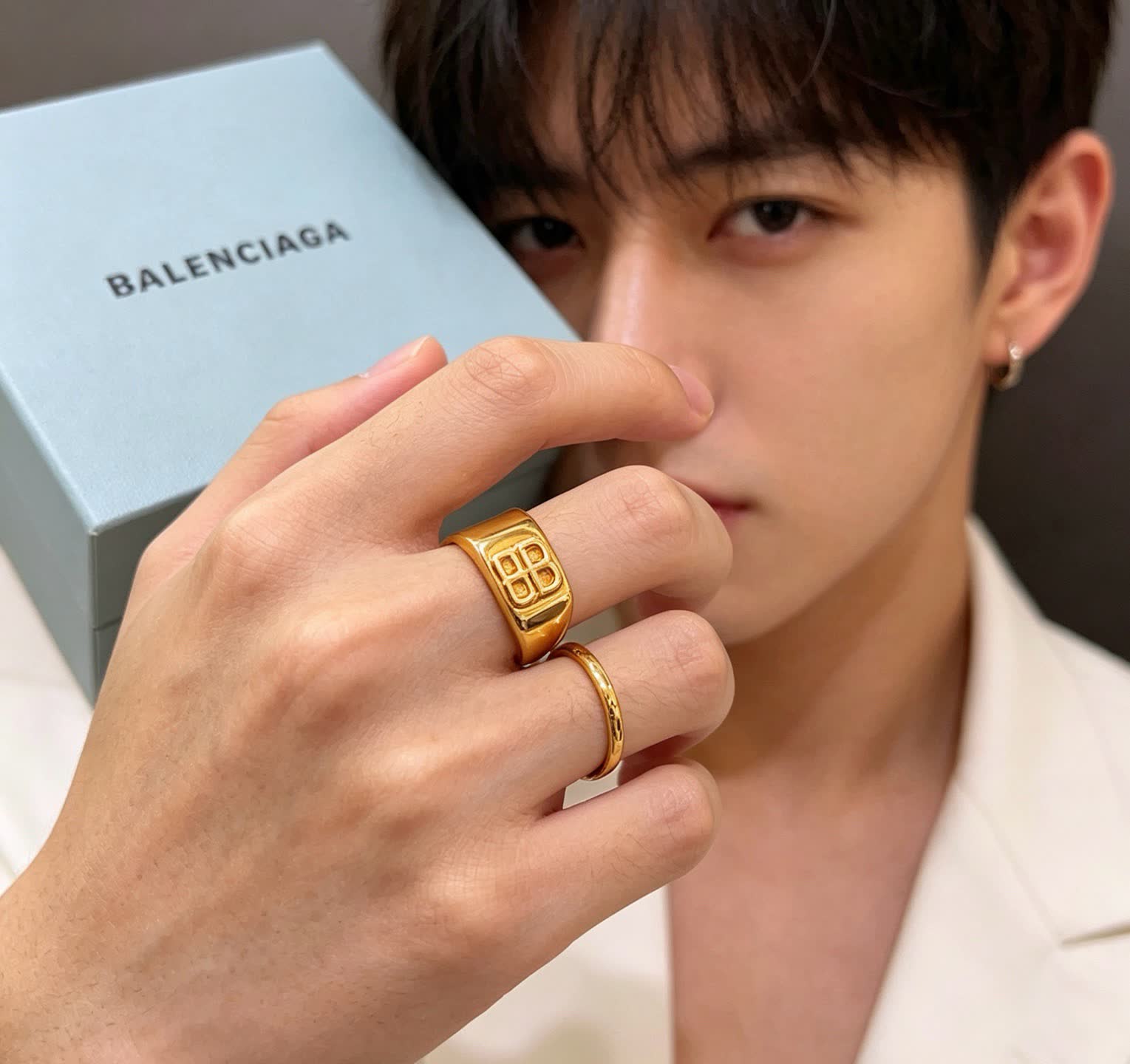 Balenciaga Gold Ring