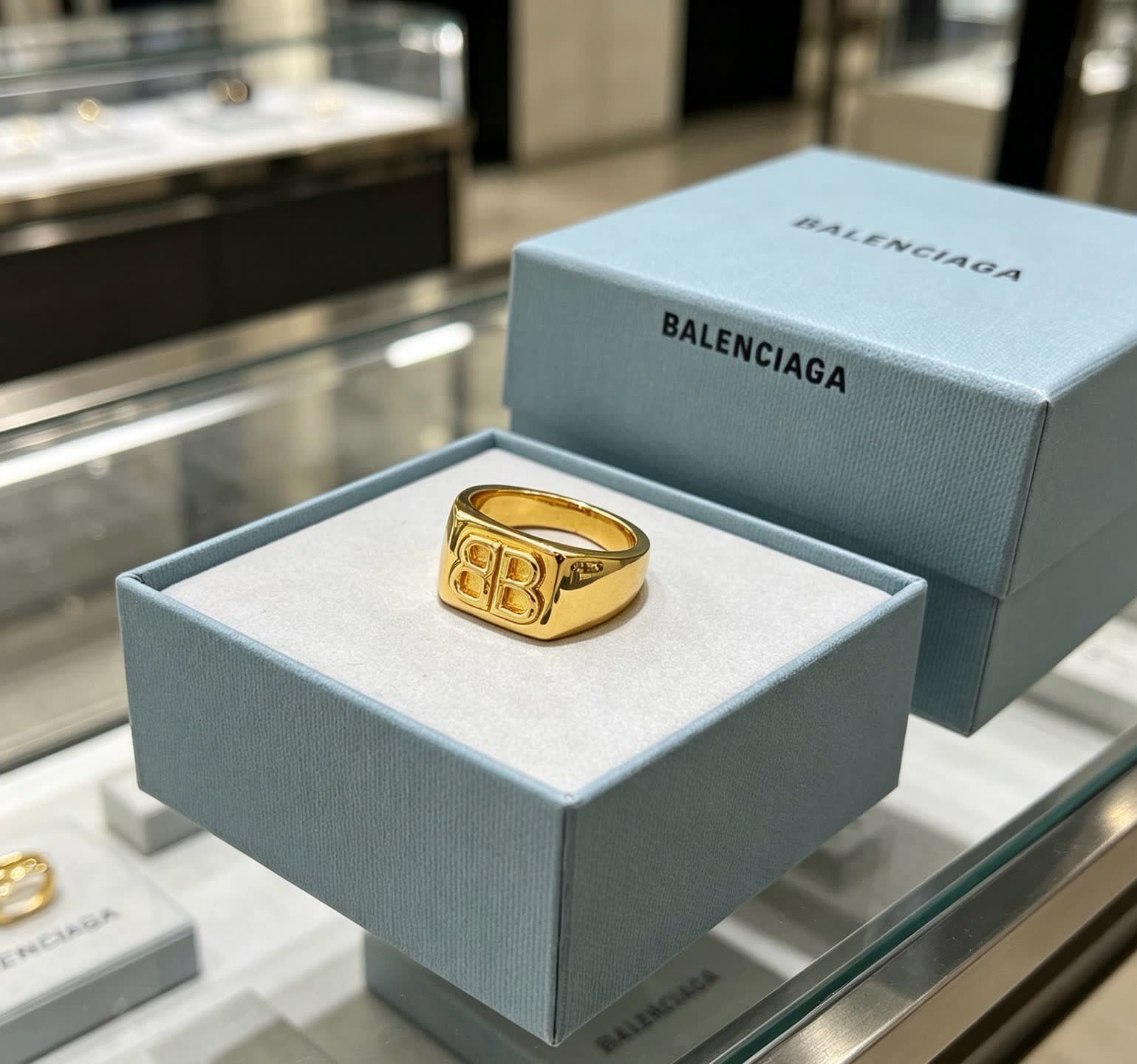 Balenciaga Gold Ring