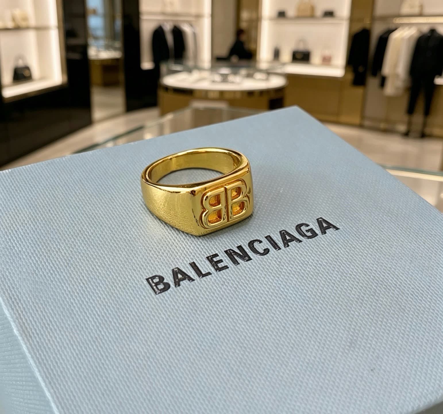 Balenciaga Gold Ring