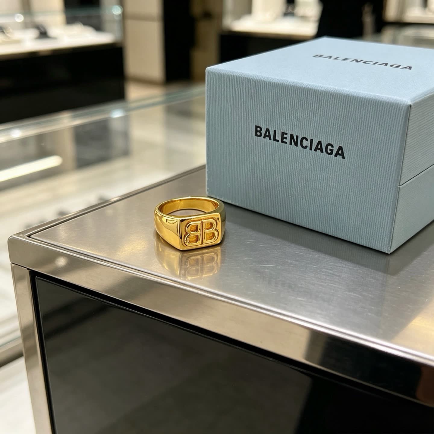 Balenciaga Gold Ring
