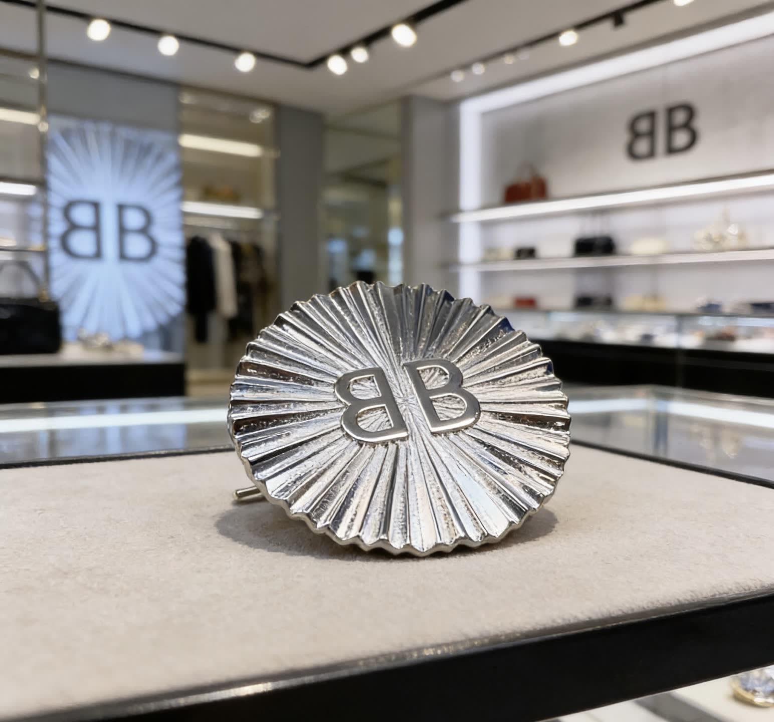 Balenciaga Logo Ring
