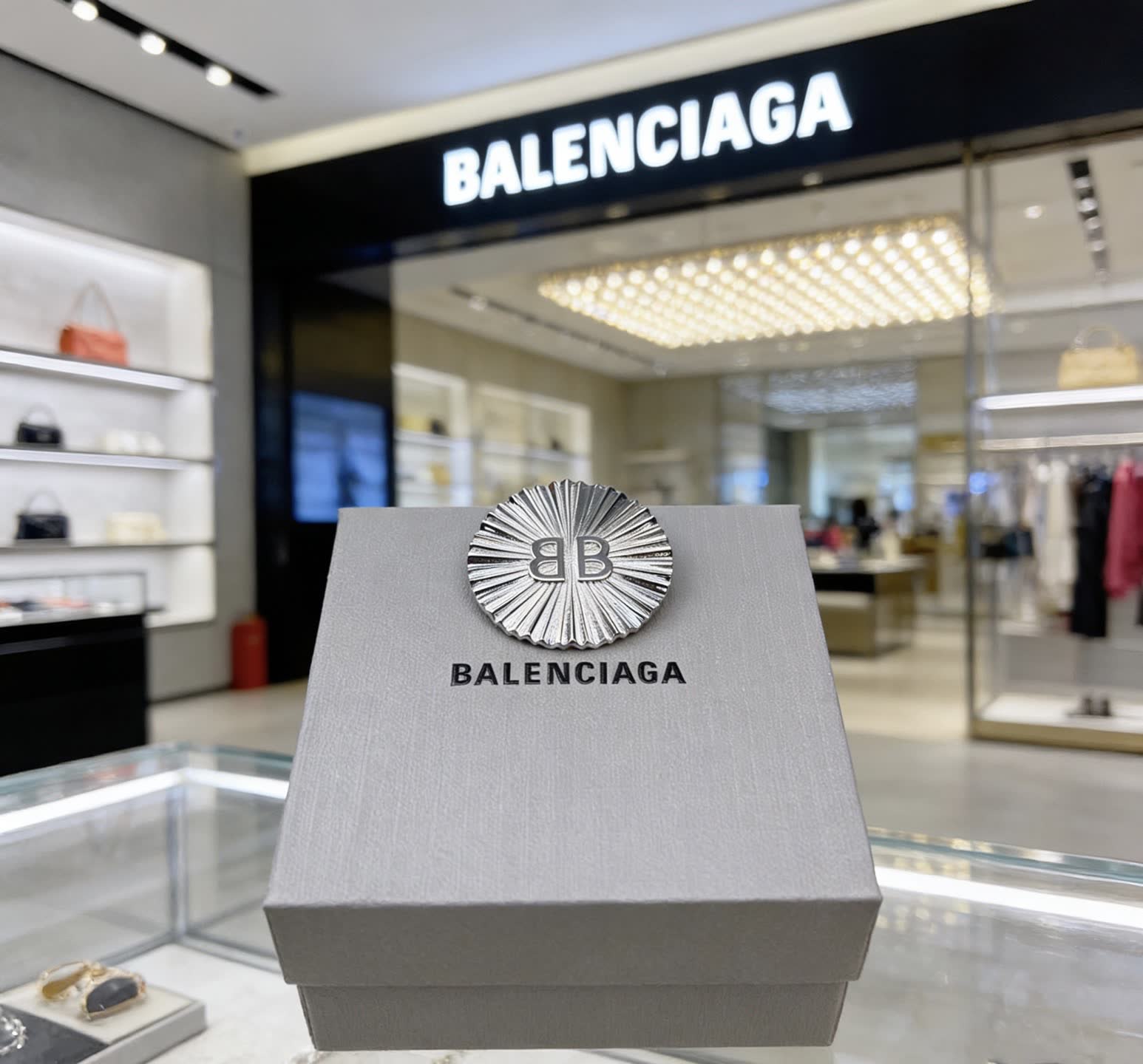 Balenciaga Logo Ring