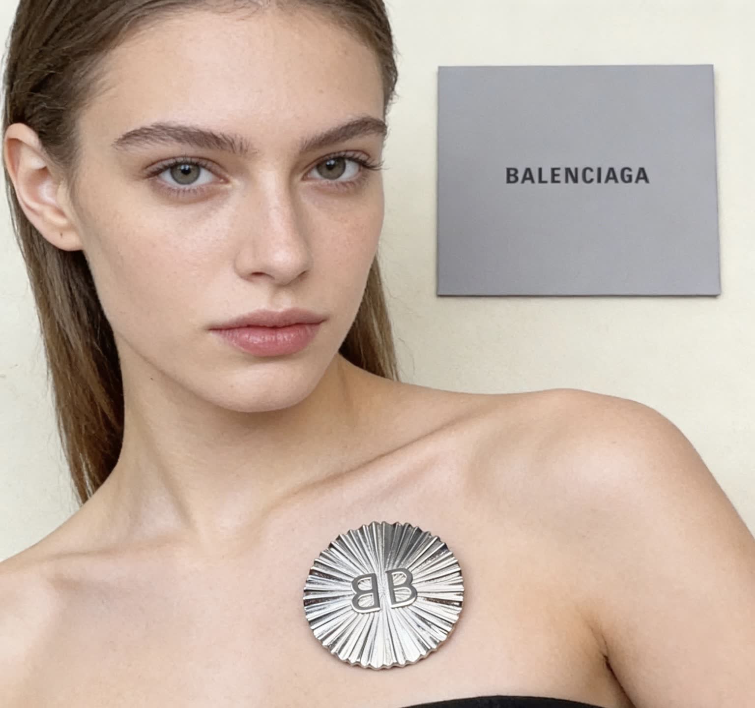 Balenciaga Logo Ring