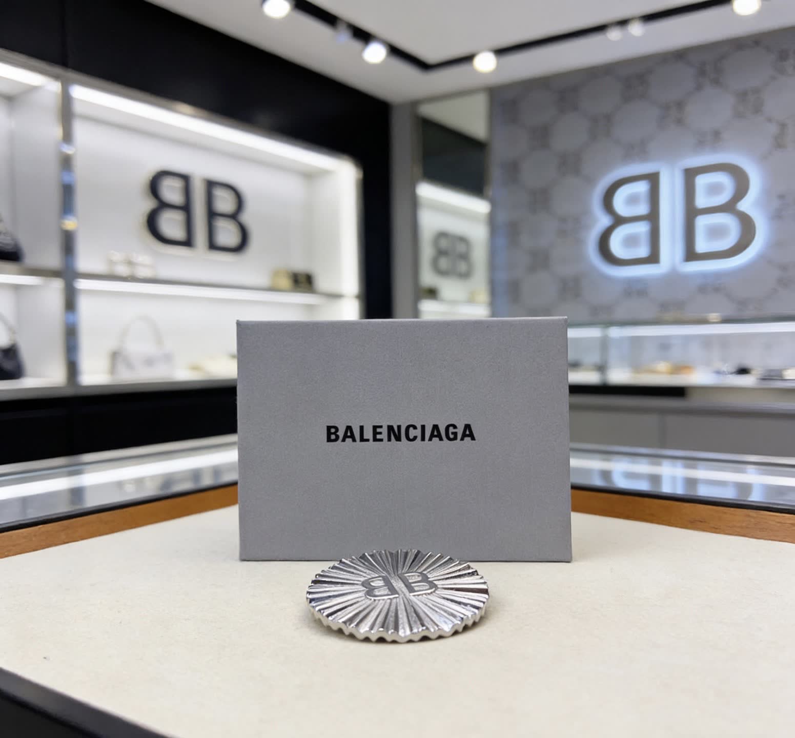 Balenciaga Logo Ring