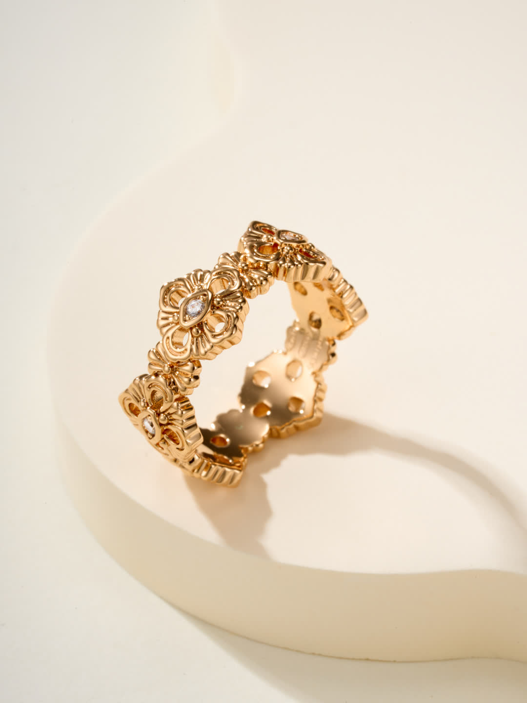 Buccellati Elegant Filigree Ring Set
