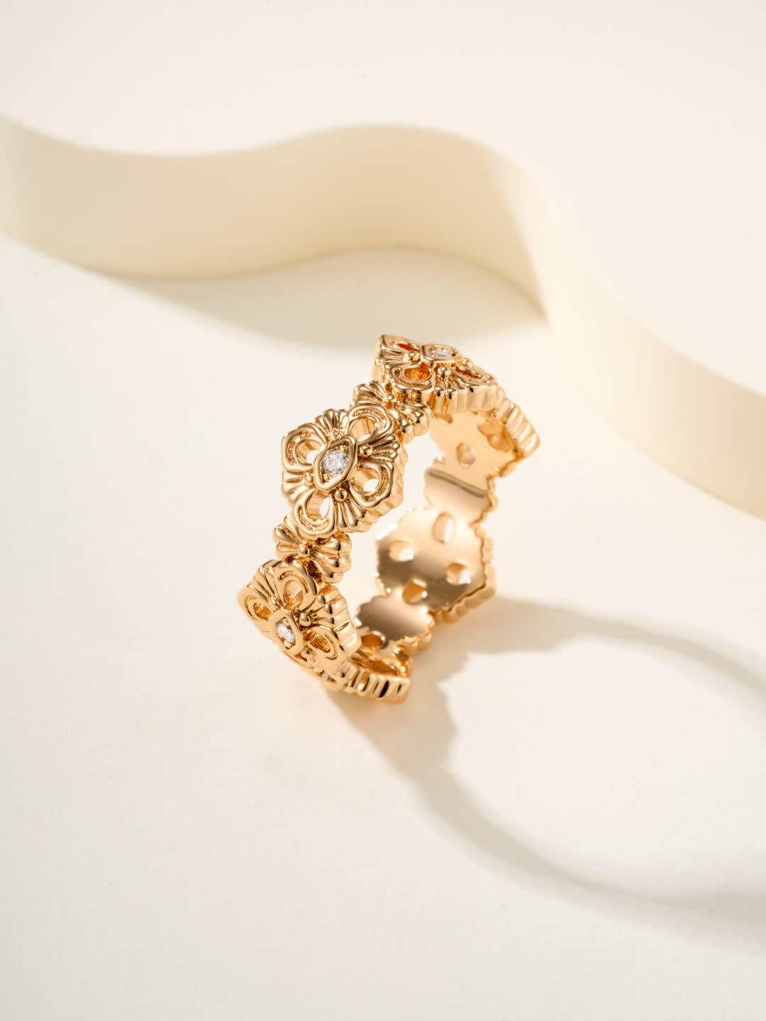 Buccellati Elegant Filigree Ring Set