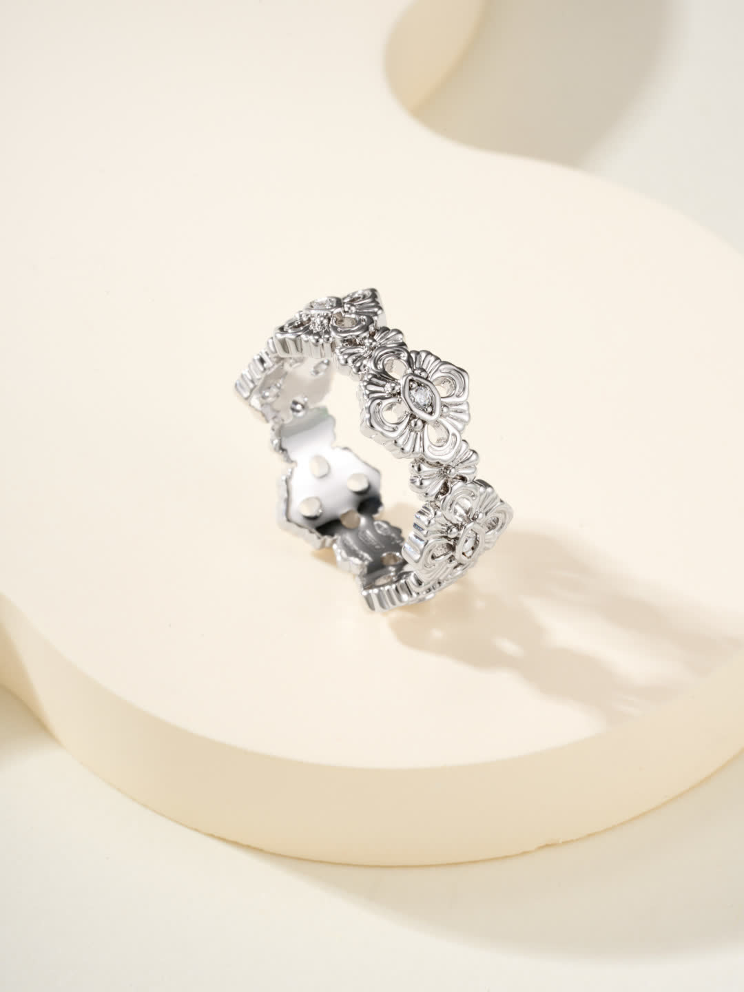 Buccellati Elegant Filigree Ring Set