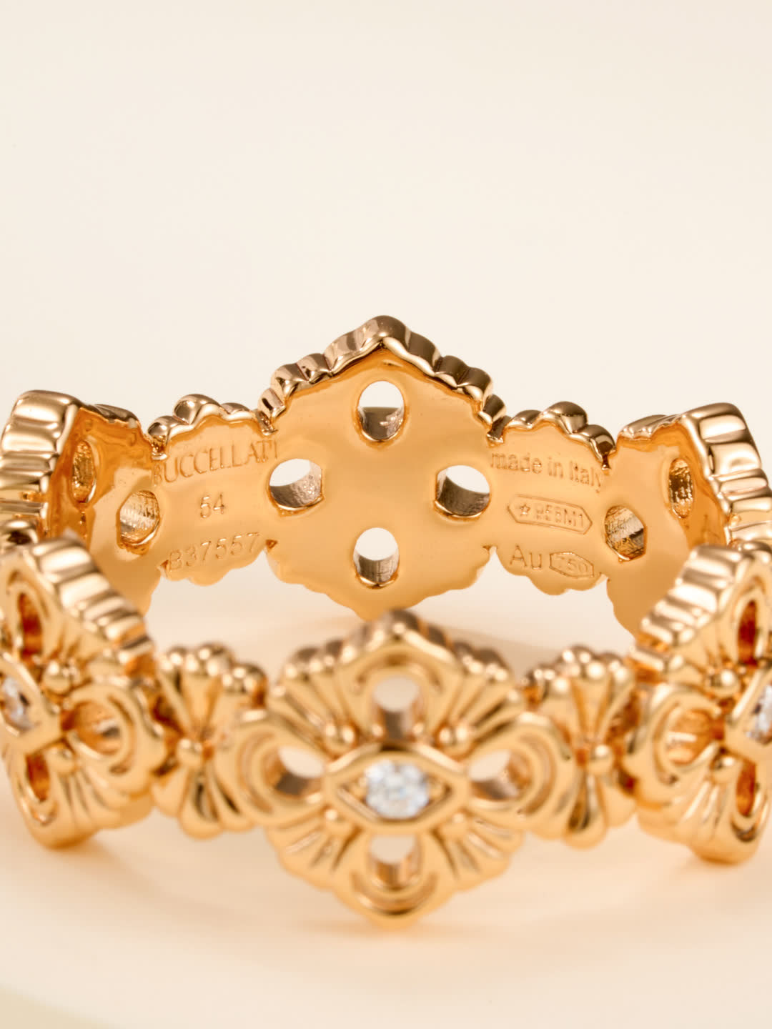 Buccellati Elegant Filigree Ring Set