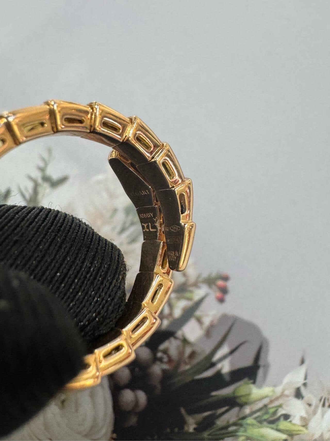 Bvlgari Serpenti Ring with Diamonds