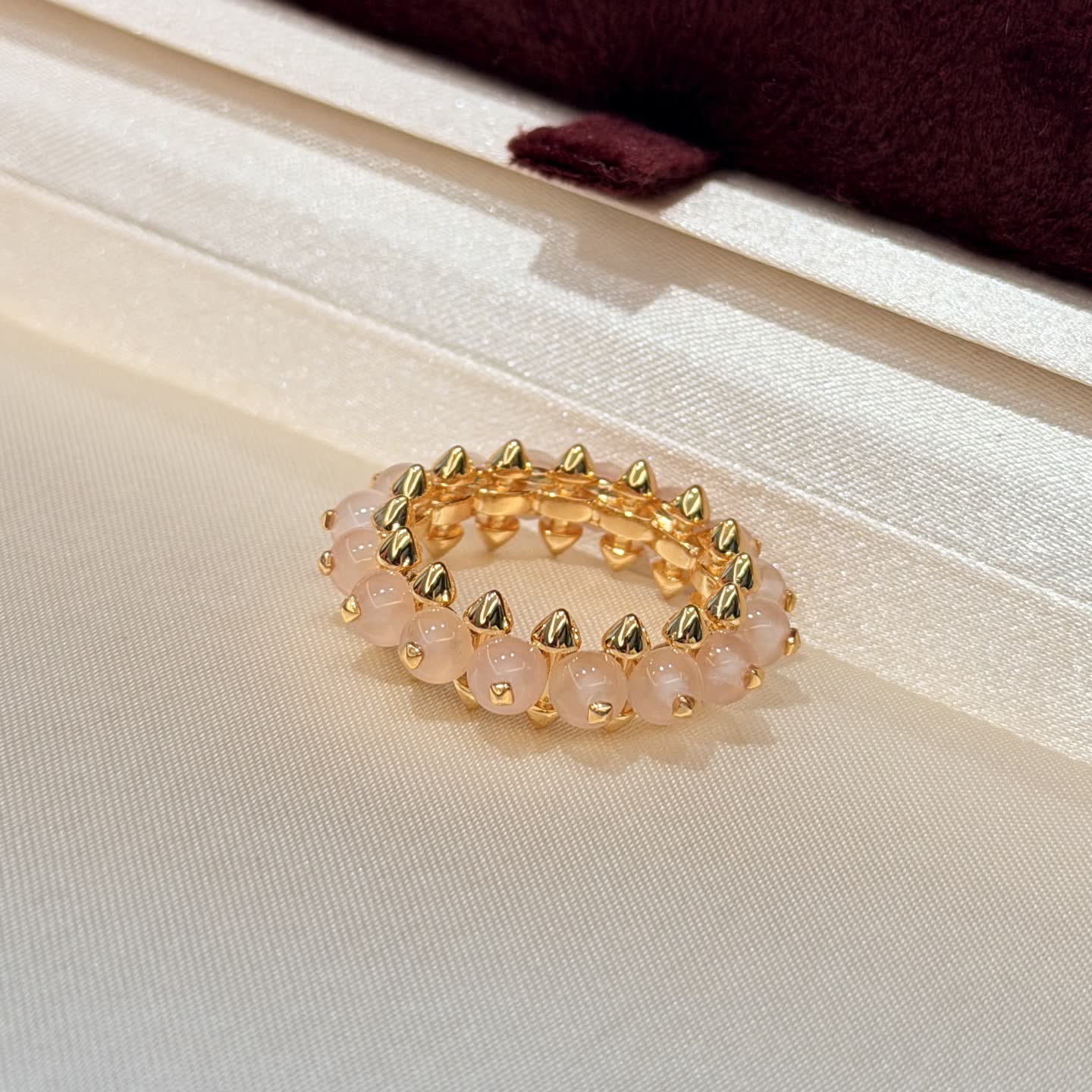 Cartier Gold Spike and Gemstone Ring