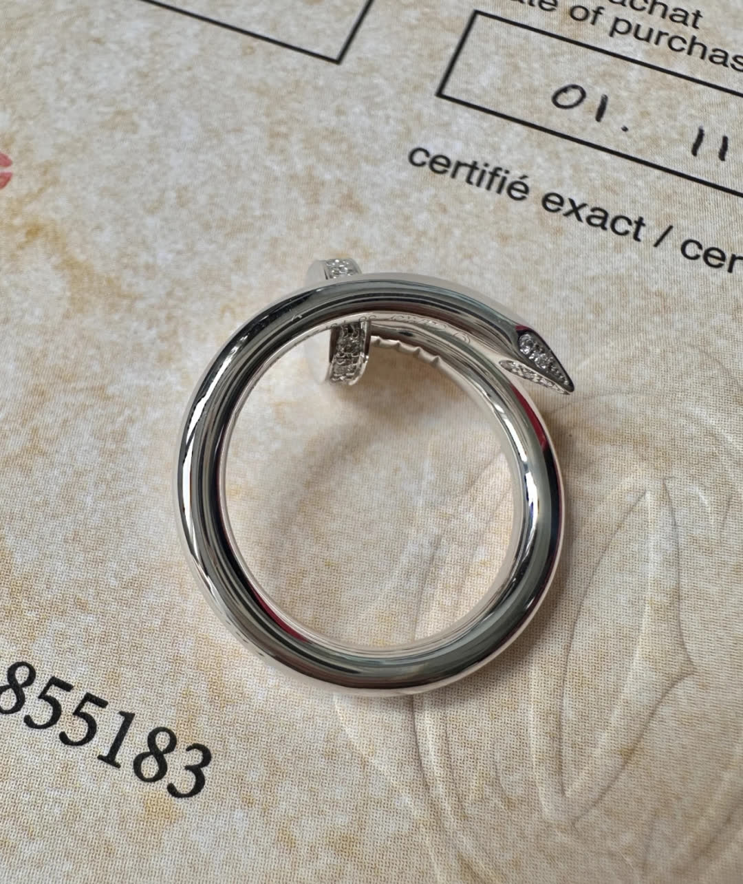 Cartier Juste Un Clou Ring