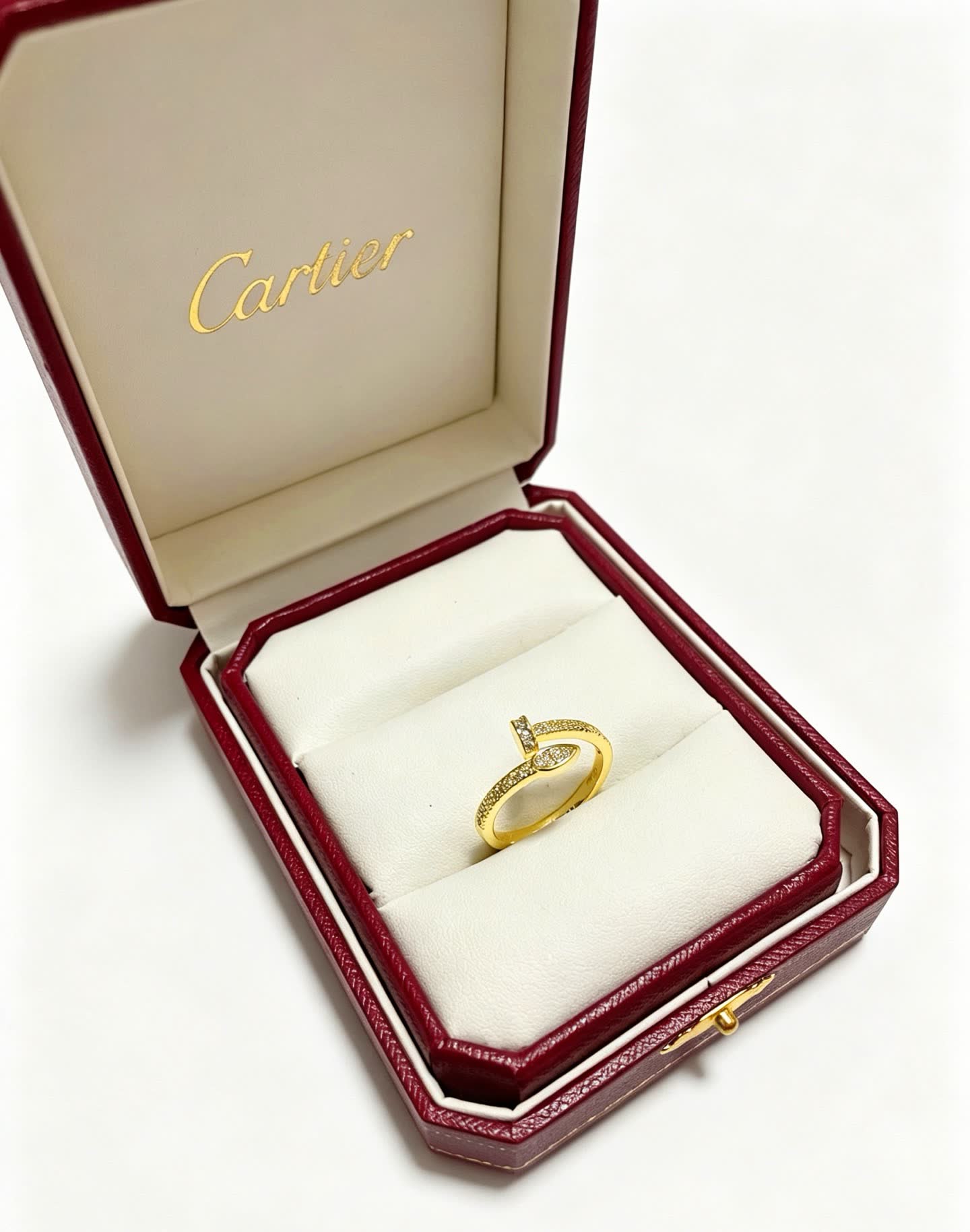 Cartier Gold Ring with Diamonds Cartier Gold Ring with Diamonds