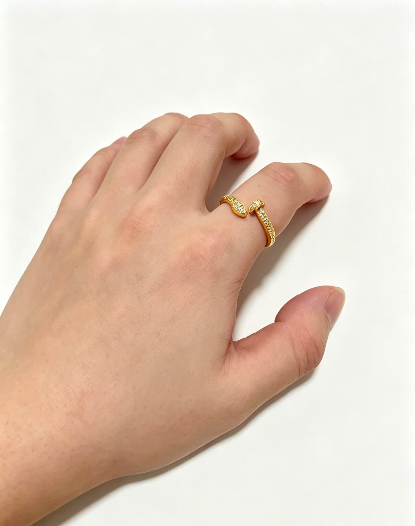 Cartier Gold Ring with Diamonds