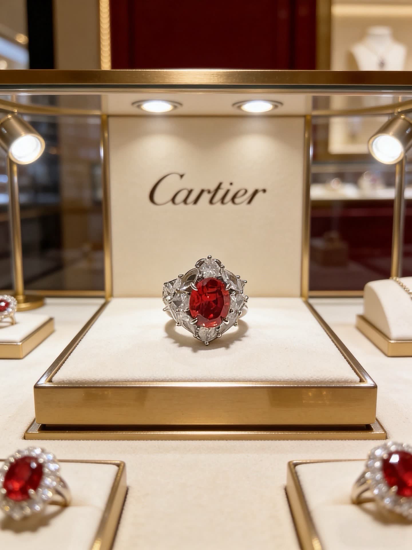 Cartier Ruby and Diamond Ring Cartier Ruby and Diamond Ring