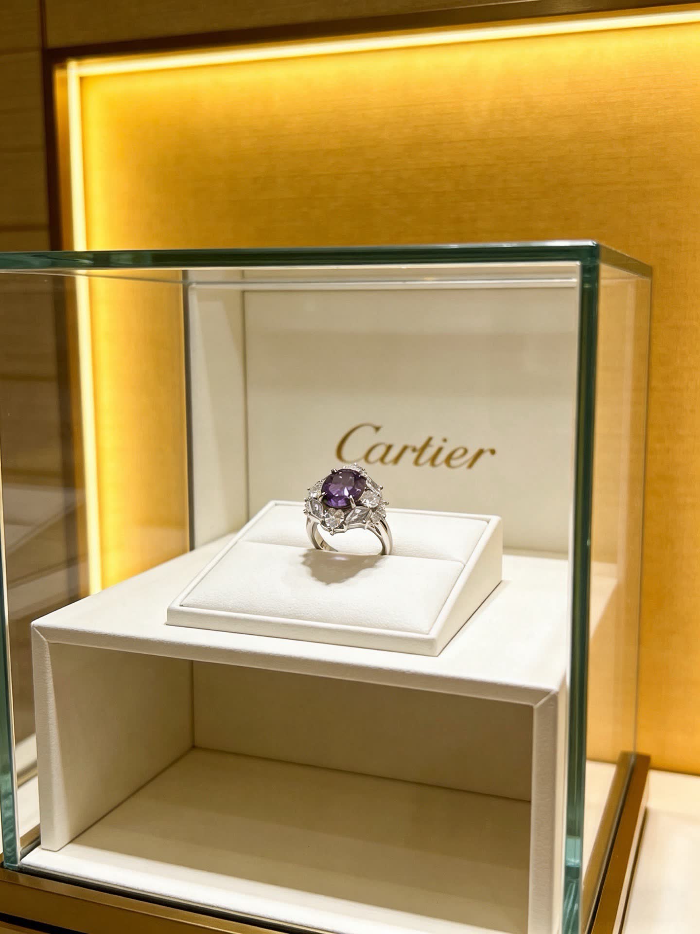 Cartier Purple Gemstone Ring