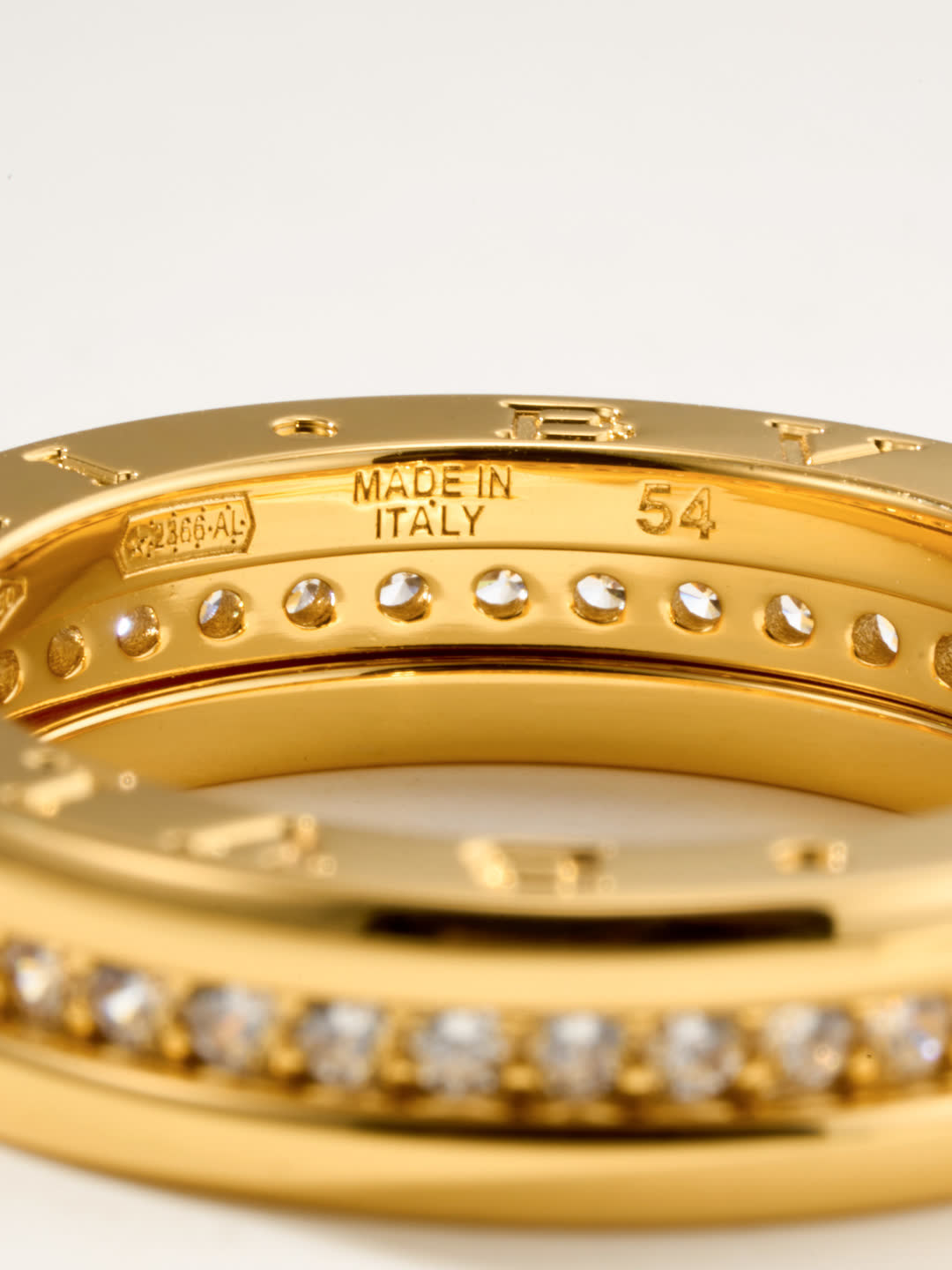 Cartier Elegant Gold and Silver Diamond Ring Set