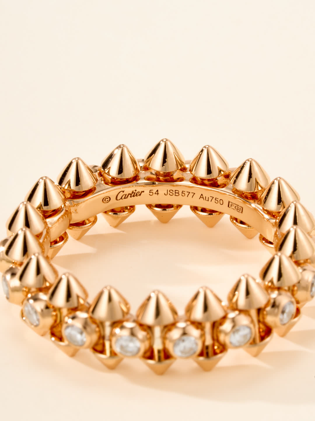 Cartier Studded Ring Set
